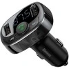 Baseus Automobilinis FM moduliatorius, įkroviklis su Bluetooth 12-24V 2xUSB 3.4A, juodas