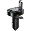 Baseus Automobilinis FM moduliatorius, įkroviklis su Bluetooth 12-24V 2xUSB 3.4A, juodas