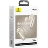 Baseus Belaidės Bluetooth 6.1 ausinės Inspire XP1 su įkrovimo dėklu ir triukšmo slopinimu, baltos