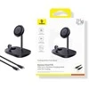 Baseus Belaidis magnetinis įkroviklis, stovas trims Apple įrenginiams 22.5W USB-C EnerFill FS41