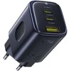 Baseus Sieninis įkroviklis PicoGo AE11 67W USB-A + 2xUSB-C QC PD, juodas