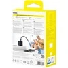 Baseus Sieninis įkroviklis PicoGo GaN 45W USB-C QC PD, juodas