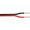 Cabletech Laidas kolonėlėms 2x0.2mm² juodas/raudonas (varinis)