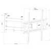 Cabletech Laikiklis sieninis reguliuojamas TV 37-70" (maks. 50kg)