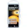 Cinko oro baterija DA13 (V13, PR48) klausos aparatams 1.4V 300mAh Duracell 6vnt.