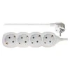 Emos Ilgiklis 4 lizdų 5.0m su įžeminimu (baltas) 1.5mm²