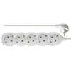 Emos Ilgiklis 5 lizdų 5.0m su įžeminimu (baltas) 1.5mm²