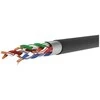Emos Kabelis F/UTP CAT5e 24AWG (juodas, lauko salygoms), viengyslis, varinis, Eca