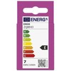 Emos LED lemputė GU10 230V MR16 7W 806lm, neutraliai balta, 4000K, 100°