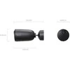 Ezviz Kamera su 4G LTE, 3MP, su SIM kortelės lizdu, belaidė, 3MP, USB C, MicroSD iki 512GB