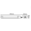 Amio Led Line Lite Hermetinis šviestuvas su judesio davikliu PIR, TRI-PROOF, 230Vac, 30W, 3600lm, 65cm, IP65, 4000K
