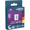 Įkraunamos baterijos 1604 9V 400mAh (Li-Ion 3.7Wh) su USB-C lizdu, max iškrovimo srovė 0.4A ANSMANN