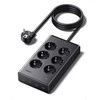 Ilgiklis 6 lizdų 1.3m, su USB krovikliu (3x USB-A max 15W, 1x USB-C max 20W) juoda S622 UGREEN