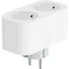 Išmanioji rozetė dviguba, Wi-Fi, 3680W, IP20, energijos matavimo ir laikmačio funkcija, TUYA, WOOX