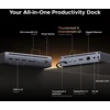 Jungčių stotelė 10in1 Thunderbolt 5 (USB-C) - 2xTBT5/DisplayPort, RJ45, USB3.0 Maxidok Revodok U712 UGREEN