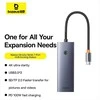 Hub 7in1 Baseus UltraJoy, USB-C – HDMI, 3xUSB 3.0, PD, SD/TF (pilka)