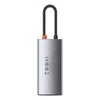 Jungčių stotelė / adapteris USB C kištukas - 4 rūšių jungtys Metal Gleam BASEUS