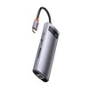 Jungčių stotelė / adapteris USB C kištukas - 8 rūšių jungtys Metal Gleam BASEUS