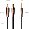 UGREEN AV170 kabelis 2x RCA Cinch kištukai - 3.5mm kištukas 1m