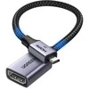 Kabelis/adapteris HDMI lizdas - micro HDMI kištukas 20cm 8K@60Hz HD182 UGREEN
