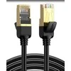 UGREEN Ethernet RJ45 tinklo kabelis Cat.7 STP 0.5m - Juodas