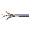 Kabelis FTP CAT5e 4x2x0.48mm, viengyslis, varinis, su LSZH izoliacija Dca violetinis EMOS