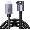 Kabelis HDMI-HDMI kampinis kištukas 1m (HDMI 2.1 8K@60Hz 48Gbps) juodas HD188 UGREEN