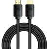 Kabelis HDMI-HDMI kištukai 2.0m (HDMI 2.1) juodas 8K 60Hz 48Gbps / 4K 120Hz, BASEUS