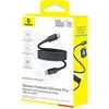 Kabelis USB C - USB C 1m 100W magnetinis, porėto silikono izoliacija, juodas BASEUS