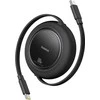 Kabelis USB C - USB C 1.5m 100W suvyniojamas juodas Free2Pull BASEUS