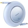 Kabelis USB C - USB C 2m 100W suvyniojamas Galaxy Mėlyna Free2Pull BASEUS