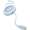 Kabelis USB C - USB C 2m 100W suvyniojamas Galaxy Mėlyna Free2Pull BASEUS