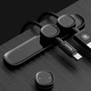 Kabelių laikiklis klijuojamas su magnetiniais 3 kabelių adapteriais juodas BASEUS