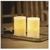 Kalėdinė dekoracija "2 žvakutės", 2 x 3Vdc (2x2 x AA), 2 x 1 LED, gintarinė balta, su laikmačiu, valdikliu ir pulteliu, EMOS