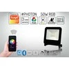 Led Line Lite Lauko šviestuvas LED 50W RGB + BLUETOOTH TUYA 230Vac, IP65, juodas, PHOTON, LED LINE