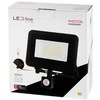Lauko šviestuvas su judesio davikliu LED 50W neutraliai balta 230Vac, 5000lm, IP65, juodas, PHOTON, LED LINE