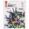 LED girlianda, 230Vac, 8m, 400 x LED, įvairių spalvų LED, su laikmačiu, EMOS