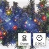 LED girlianda, 230Vac, 8m, 400 x LED, įvairių spalvų LED, su laikmačiu, EMOS
