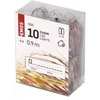 LED girlianda NANO, 3Vac (2xAA), 0.9m, 10 x LED, šiltai balta, su laikmačiu, EMOS