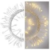 LED girlianda NANO, 4.5Vac (3xAA), 2.4m, 100 x LED, šiltai balta, su laikmačiu, EMOS
