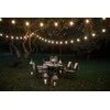LED girlianda su 10 vnt E27 1W FILAMENT lemputėmis, šiltai balta 2700K, IP65, LEDOM