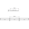 LED juosta 24Vdc, 14W/m, COB 528LED/m, 1400lm, šiltai balta 2700K, IP66, 180°, LED LINE