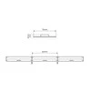 LED juosta 24Vdc, 14W/m, COB 528LED/m, 1400lm, neutraliai balta 4000K, IP66, 180°, LED LINE