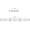 LED juosta 24Vdc, 8W/m, COB 320LED/m, 800lm, šaltai balta 6500K, IP66 hermetiška, 180°, LED LINE