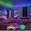 LED juostos komplektas su Bluetooth valdikliu ir maitinimo šaltiniu, RGB, 5m, 24W, TUYA / Smart Life, NOUS