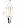 LED lemputė E14 230V 1.8W 250lm, FILAMENT, šiltai balta, 2700K, EMOS