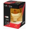 LED lemputė E27 G125 230V 4W 210lm, gintarinė balta 1800K, RETRO VINTAGE GOLD, pritemdoma, LED line PRIME