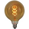 LED lemputė E27 G125 230V 4W 210lm, gintarinė balta 1800K, RETRO VINTAGE GOLD, pritemdoma, LED line PRIME