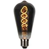 LED lemputė E27 ST64 230V 4W 150lm, gintarinė balta 1800K, RETRO VINTAGE GRAPHITE, pritemdoma, LED line PRIME
