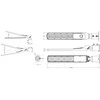 Honeywell Led Line Lite Gatvės šviestuvas LED 230V 100W 10 000lm, 140° x 70° 4000K, juodas, FLAMINGO, IP65, IK08